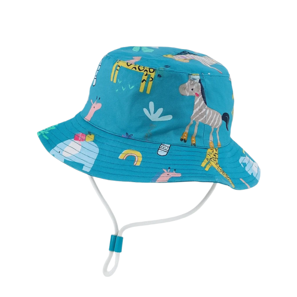 chapeau Bob Bébé Bleu Zoo