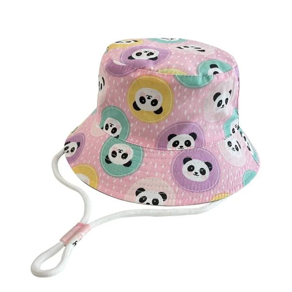 bob bébé fille panda rose