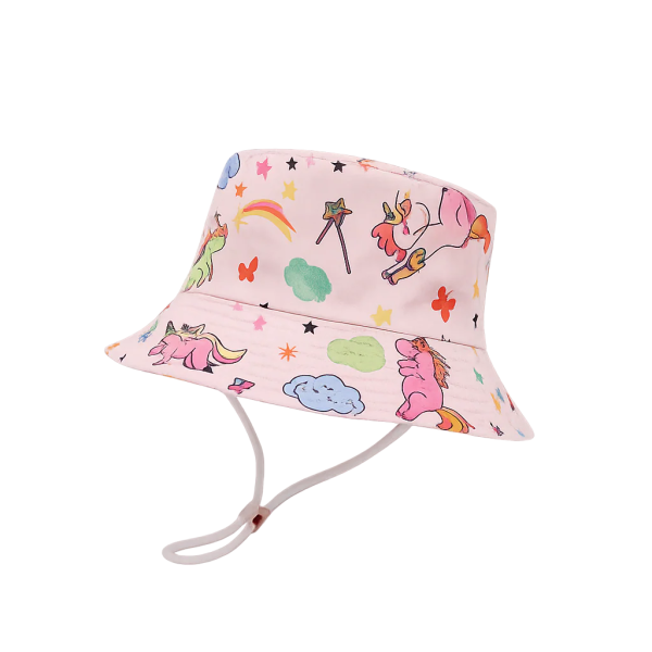 chapeau poney rose fillette