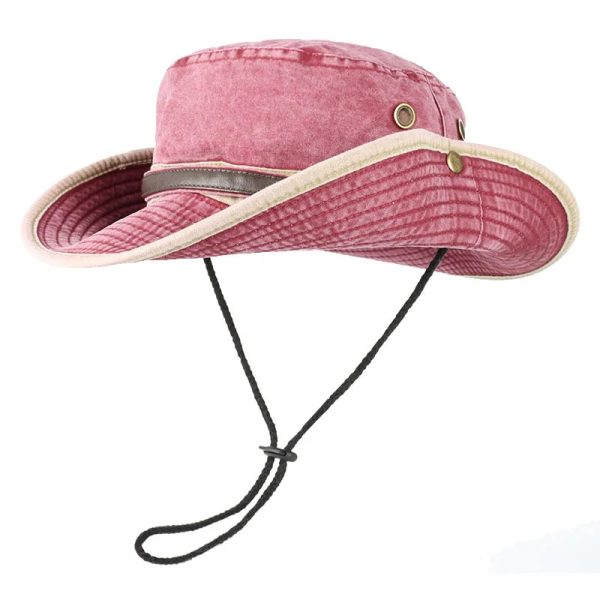 Bob de Pêche à Ceinture en Cuir