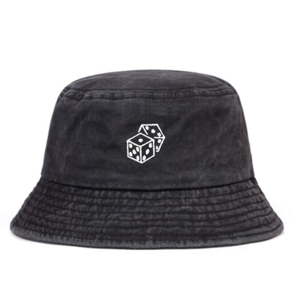 bob dés avec motifs brodés